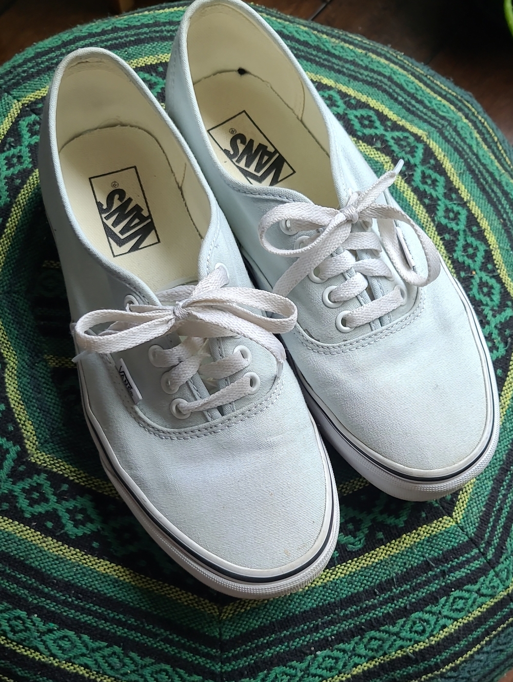 Vans Light Blue Canvas  Sneakers